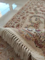 فرش خاتم کرم 1200 شانه ایده ال + فیلم - تصویر 5
